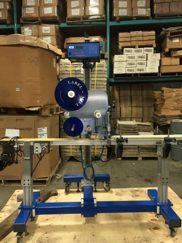 LABEL-MILL 7&#034; TOP/SIDE LABELER AUTOMATIC BOTTLE LABELING MACHINE