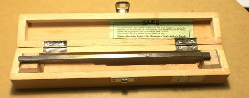 Vintage SLEE Microtome knife blade, 160 mm, Original wood Box - good condition