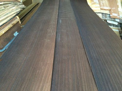 WOOD  WENGE   Veneer 113X14 ,total  3  pcs RAW VENEER . N1321.