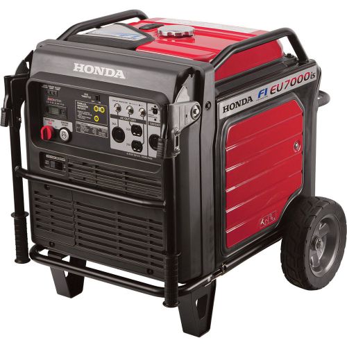 Honda eu7000is 7000 watt portable inverter gas power generator - free lift gate for sale