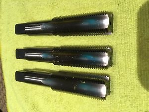 3 - 7/8 - 14NC 4 flute hand taps New