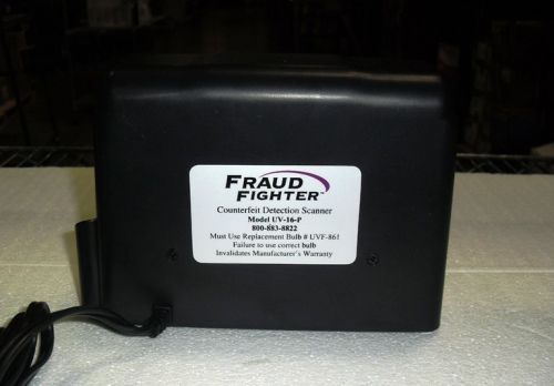 UVeritech UV-16P Counterfeit Detection Scanner Model HD8X2-120A
