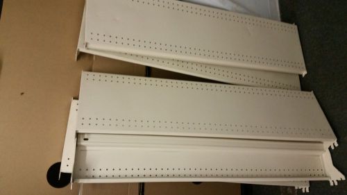 unused cantilever shelves 48&#034; x 12&#034; No supports beige