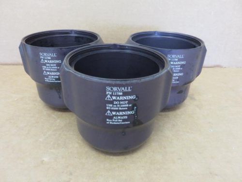 Sorvall 11788 Centrifuge Swinging Buckets Lot of 3-  750ml