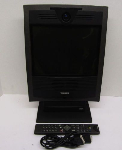 Cisco Tandberg 1000 Video Conferencing Kiosk TTC7-02 TESTED +Serial Cable &amp; Remo