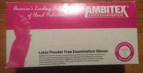 Ambitex Latex Examination Latex Powder Free Gloves XL 100ct