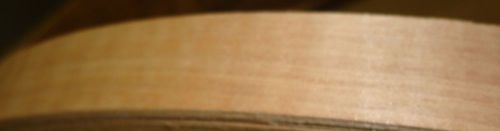 Anigre Figured wood veneer edgebanding 7/8&#034; x 120&#034; (inch) no glue 1/40th&#034; thick