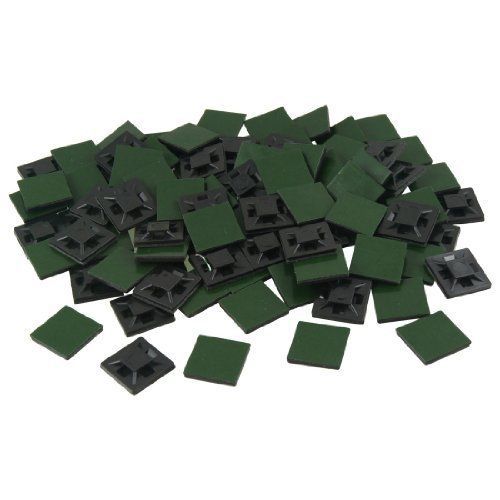 Uxcell 100 pcs 20mm x 20mm x 4mm self adhesive cable tie mount base holders for sale