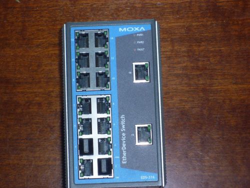 moxa eds-316T 16-PORT  Unmanaged Ethernet Switch