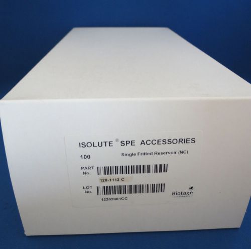 Pack/100 Isolute SPE Single Fritted Reservoirs 6mL 20 µm #120-1113-C
