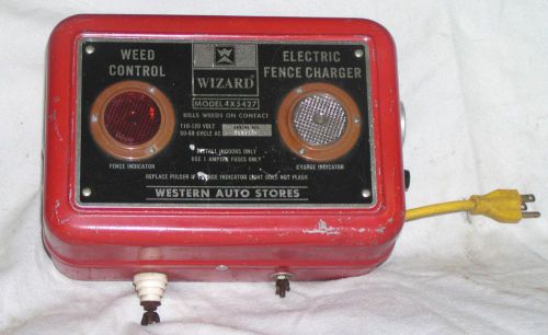 Vintage Wizard Western Auto Fence Charger Model 4X5427