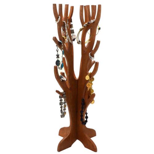 Natural Wood Branch Jewelry Display