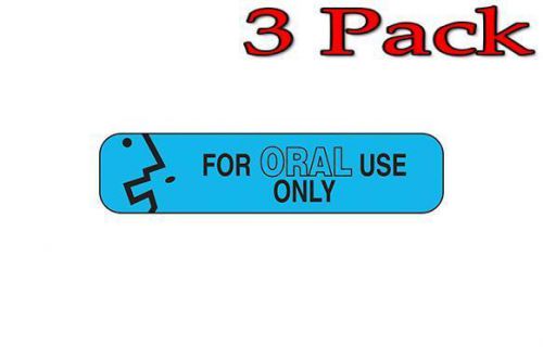 Apothecary For Oral Use Only Bottle Labels, 1000ct, 3 Pack 025715401515A410