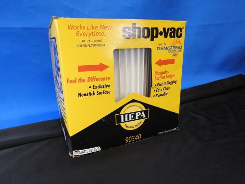 Shop vac hepa filter cartridge wet dry 90340 5-gal shop-vac reusable fine new for sale