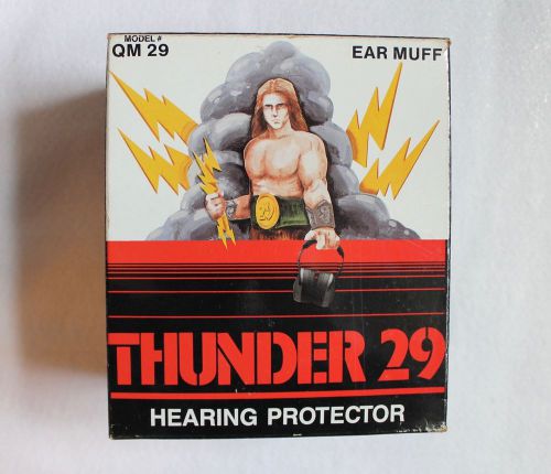 NOS Thunder 29 Howard Leight Hearing Protector Ear Muffs Model QM 29