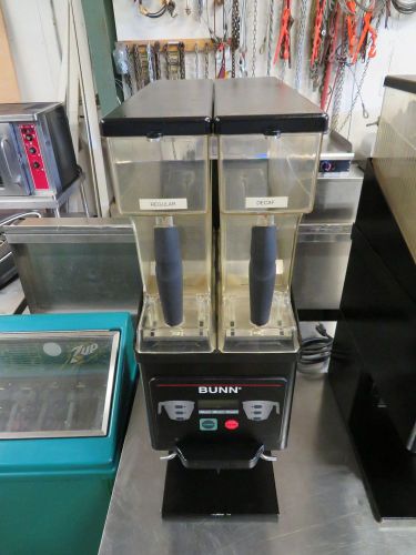 Bunn mhg multi hopper coffee grinder w/ removable hoppers, black, 120v for sale