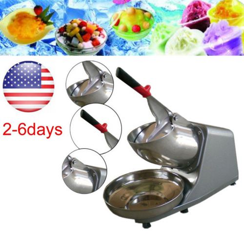 Usa ship!!safe 132lbs/h electric ice shaver crusher snow cone maker tool 110v for sale