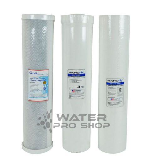 Big blue water filters-sediment/udf/carbon block 20&#034; x 4.5&#034; | nsf certified for sale