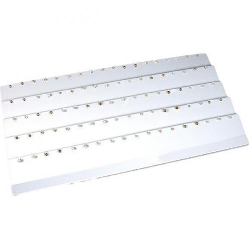45 pair post earring white faux leather case insert for sale