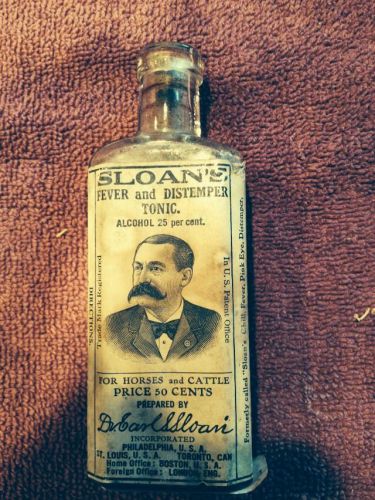 Vintage Veterinary-Sloan&#039;s Fever And Distemper Tonic