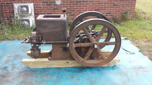 Fuller &amp; Johnson 7hp Vintage Stationary Hit Miss Throttle Governed Engine