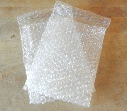 50 - 6x8.5 clear self-sealing bubble out pouches wrap bags 6 x 8 1/2 for sale