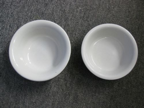 Set of 2, Hall, Porcelain, Small Bowl Serving Dishes, 2.75&#034; x 5.5&#034;, 1.5&#034; x 5&#034;