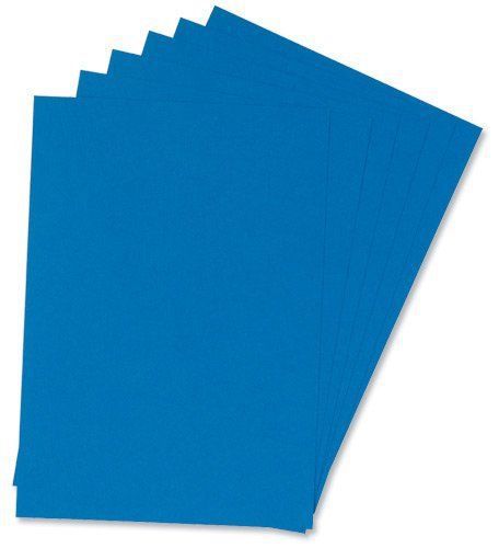 Q Connect A4 Leathergrain Binding Comb Covers - Blue  Pack of 100