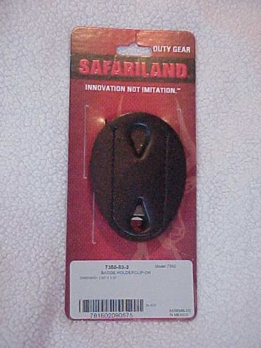 SAFARILAND BADGE HOLDER CLIP ON  7350-03-2 FREE.SHIPPING USA LOWER 48