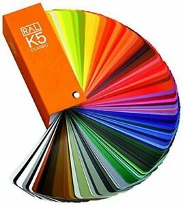 RAL K5 gloss version of the color chart RAL genuine, anti-counterfeit labels hav