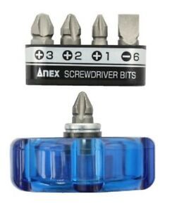 Annex (ANEX) Driver Replaceable Mini Star Bee Wide Handle Bit 5-piece Set No.62