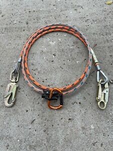 Yale Cordage 1/2&#034; x 10 ft Max-Flip &#034;Sport&#034; Flipline Kit with Steel Rope Clip