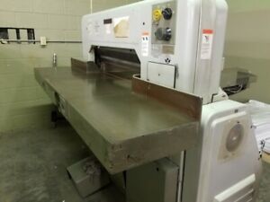 POLAR 92 SD GUILLOTINE PAPER CUTTER 1982