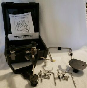 Hanau Wide Vue Articulator w/ case + Springbow Facebow w/ Biteplane/Bitefork