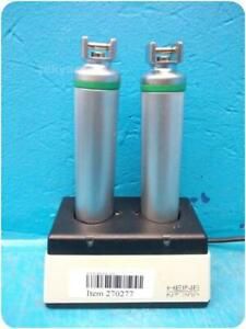 HEINE LARYNGOSCOPE HANDLES W/ NT200 CHARGING BASE ! (270277)