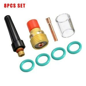 Machine Welding Nozzle Stubby Gas Lens #10 Heat Cup Kit Series Durable