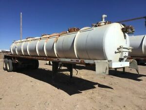 2011 Big Low 130 BBL Vacuum Tanker Trailer Water Tank 5500 Gallon # 3029