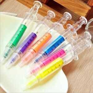 Marker Pen Highlighter 6 PCS Creative Pens Assorted Colors Stationery Supplies