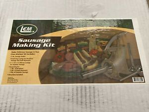 LEM 3 Lb Metal Sausage Stuffwr Kit- New In Bix