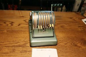 Vintage Paymaster Series S-600 Column Check Writer Embosser Printer Works Great!