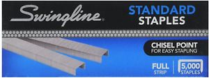 Standard Staples (5,000 per Box) 1 x 4.3 x 1.7 inches