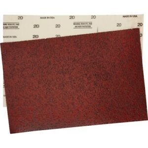 Virginia Abrasives 12 In. x 18 In. 80 Grit Floor Sanding Sheet - Pack 10