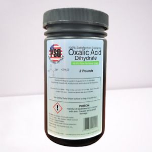 2lbs OXALIC ACID 99.6% DIHYDRATE Rust removal wood stain remover bleaching agent