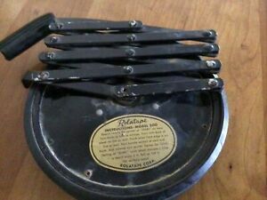 Rolatape Vintage Industrial Model 200 Scissor Folding Walking  Measuring Tape