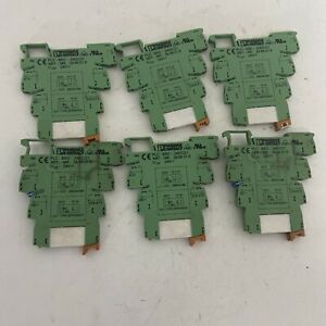 LOT OF 6 PHEONIX CONTACT 29 66 01 6 TERMINAL BLOCKS