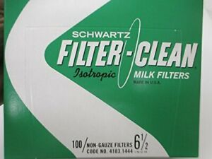 TUFFY Milk Filters 6 1/2 Inch Disc