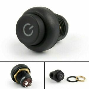 1x Red LED 3V Waterproof 12mm Push Button Switch ON/OFF Reset Toowei  UA