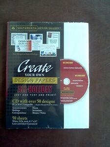 Design Gallery Create Papers with All-Holiday Announcements PC CD 50 Designs