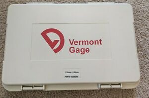 Vermont Gage 185 Piece, 1.3-4.98 mm Diameter Plug and Pin Gage Set Minus 0.01...