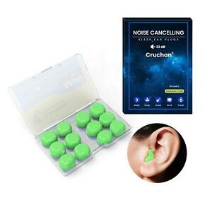 2021 New Version Ear Plugs, for Sleeping Noise Canceling, Cruchan 6 Pairs Sof...